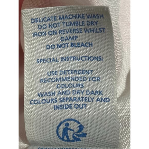 Boden US 6R Red & White Paisley Long Sleeve Dress 100% Viscose Shell - Picture 15 of 16